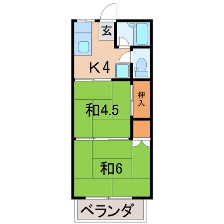 サニーヒルの物件間取画像